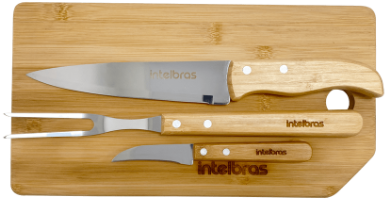 Kit churrasco 4 peças Intelbras