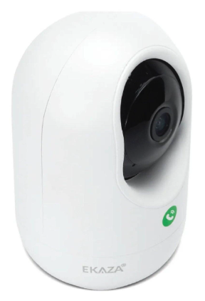 Câmera Wi-Fi Full HD Interna Inteligente Giratória Botão de Chamada Ekaza EKGDT4117B