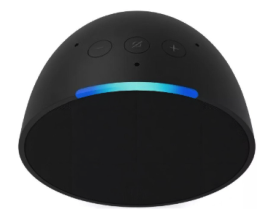 Alexa Echo Pop Smart Amazon Speaker Som Envolvente Preto
