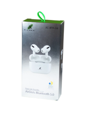 Fone de Ouvido Auricular TWS Bluetooth 5.0 Branco XCell XCBTH34