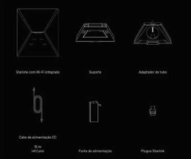 Kit Starlink Mini Internet via Satelite 2535008BR