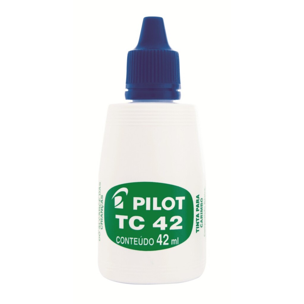 Tinta para Carimbo 42ml Unitário Azul - Pilot - TC42 AZ