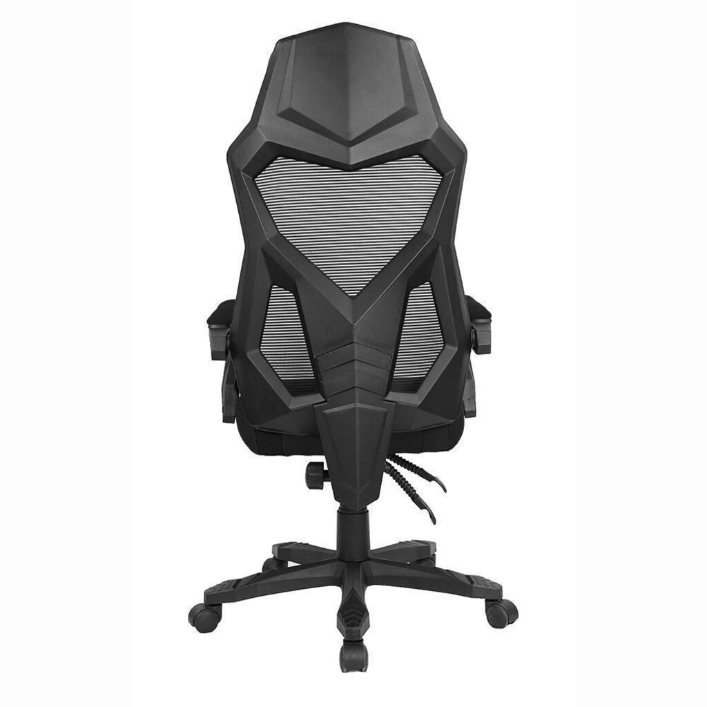 Cadeira Giratória com Braço Estofada Tela Mesh Preto Relax Multi - GA211