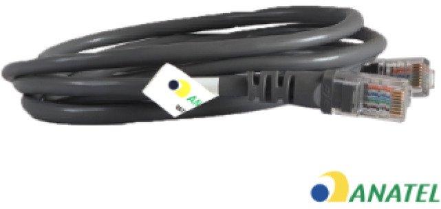 Patch Cord CAT.6 UTP 2,5m Cinza iNET IN10286