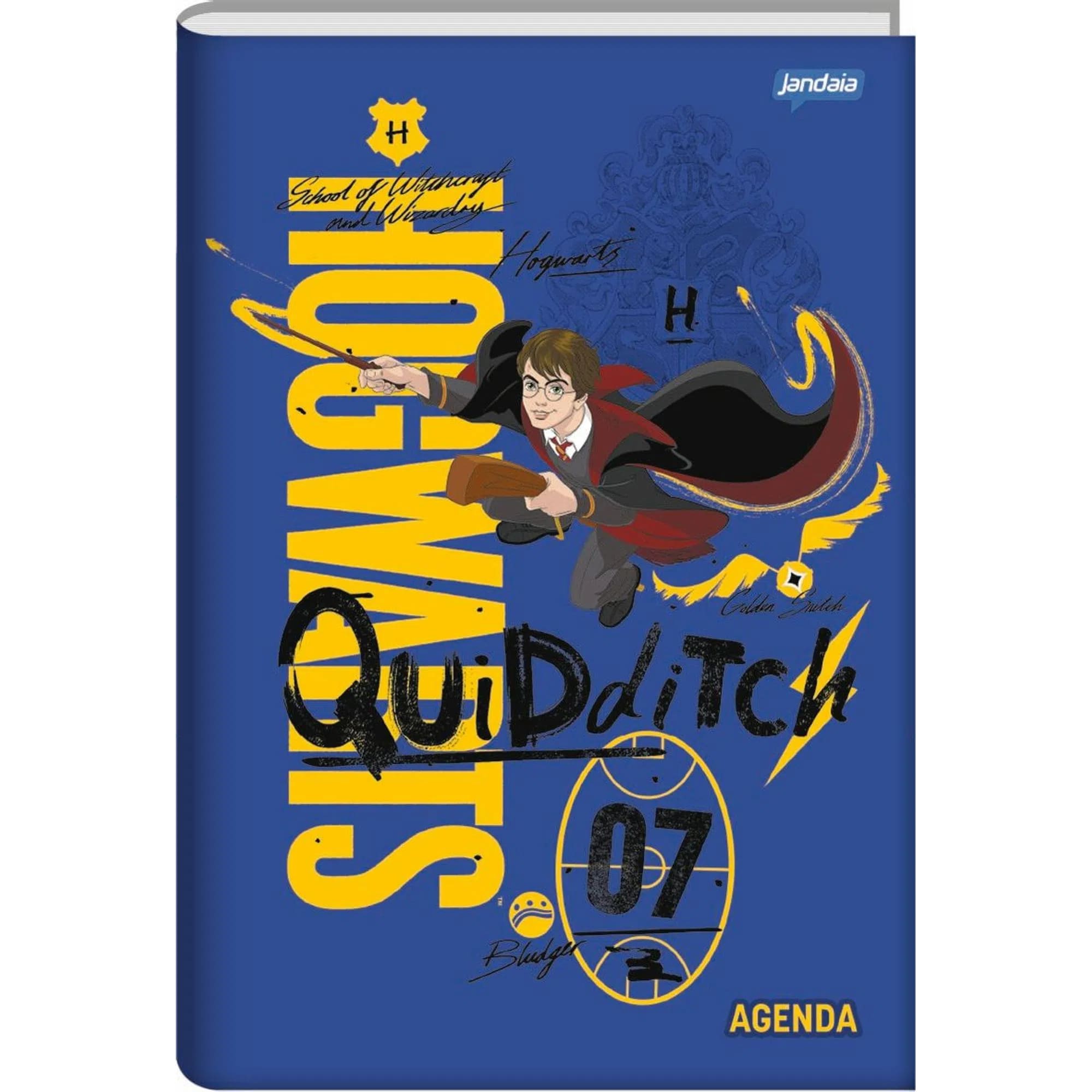 Caderno Brochura Jandaia Capa Dura Harry Potter 96 Folhas Sortido