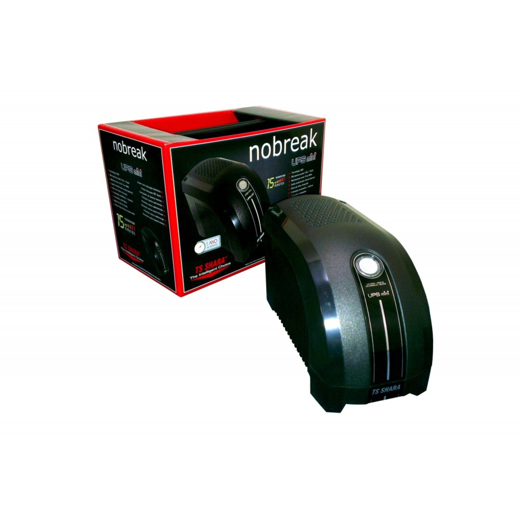 No-Break TS Shara 600VA Entrada 115V Saída 115V 1 Bateria 6 Tomadas - 4004