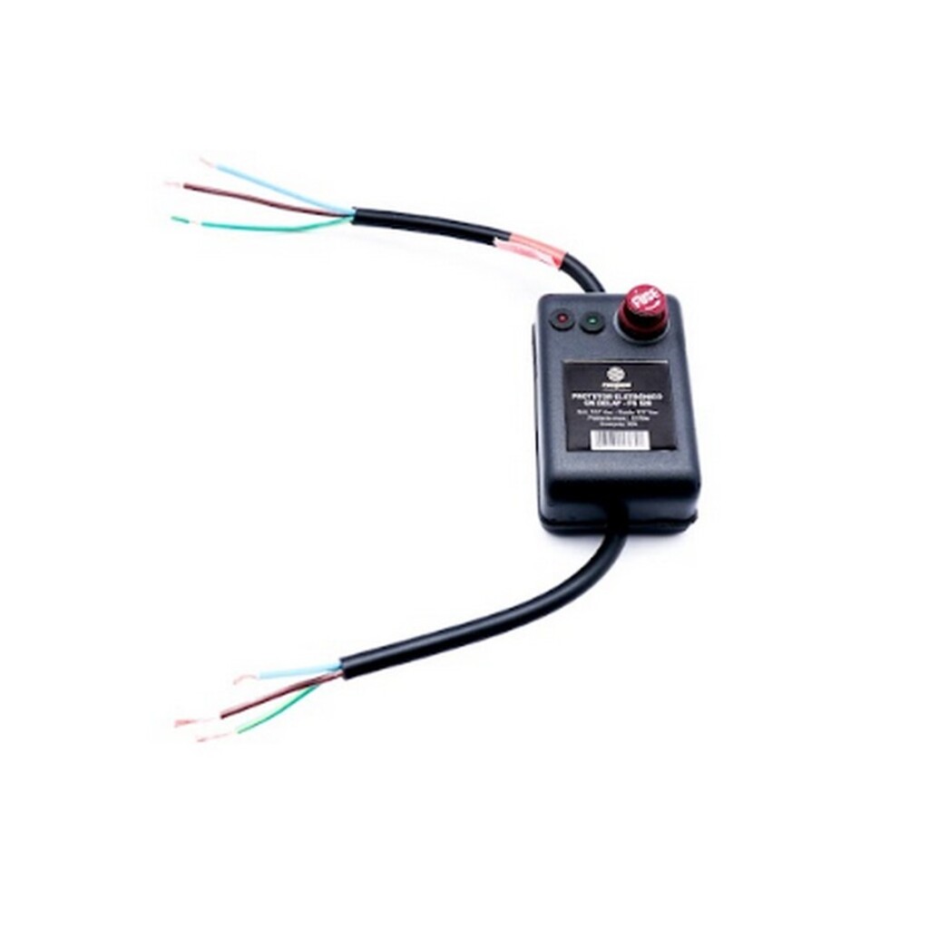 Protetor Eletrônico Entrada 220V e Saída 220V 10A Com Rabicho Fasgold - FS-529