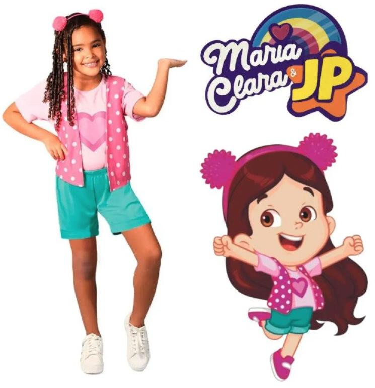 Fantasia Infantil Maria Clara e JP Tam G Super Magia
