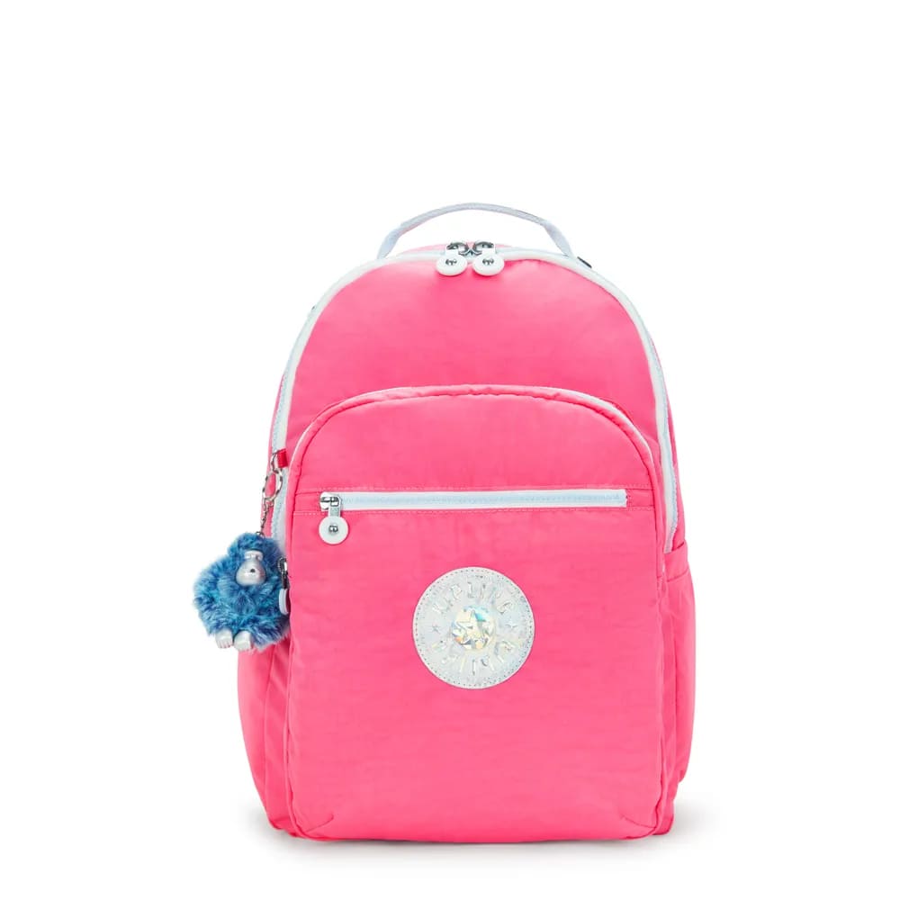 Mochila Kipling Seoul Happy Pink Mix Grande