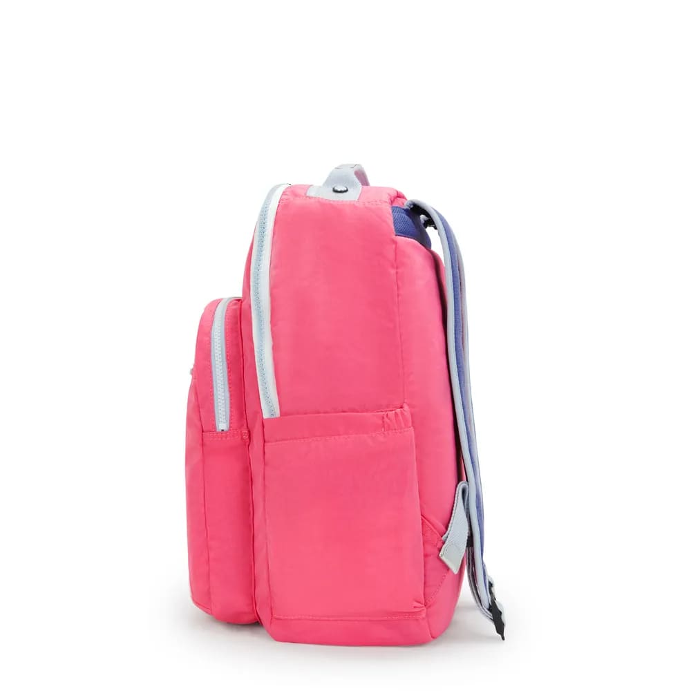 Mochila Kipling Seoul Happy Pink Mix Grande