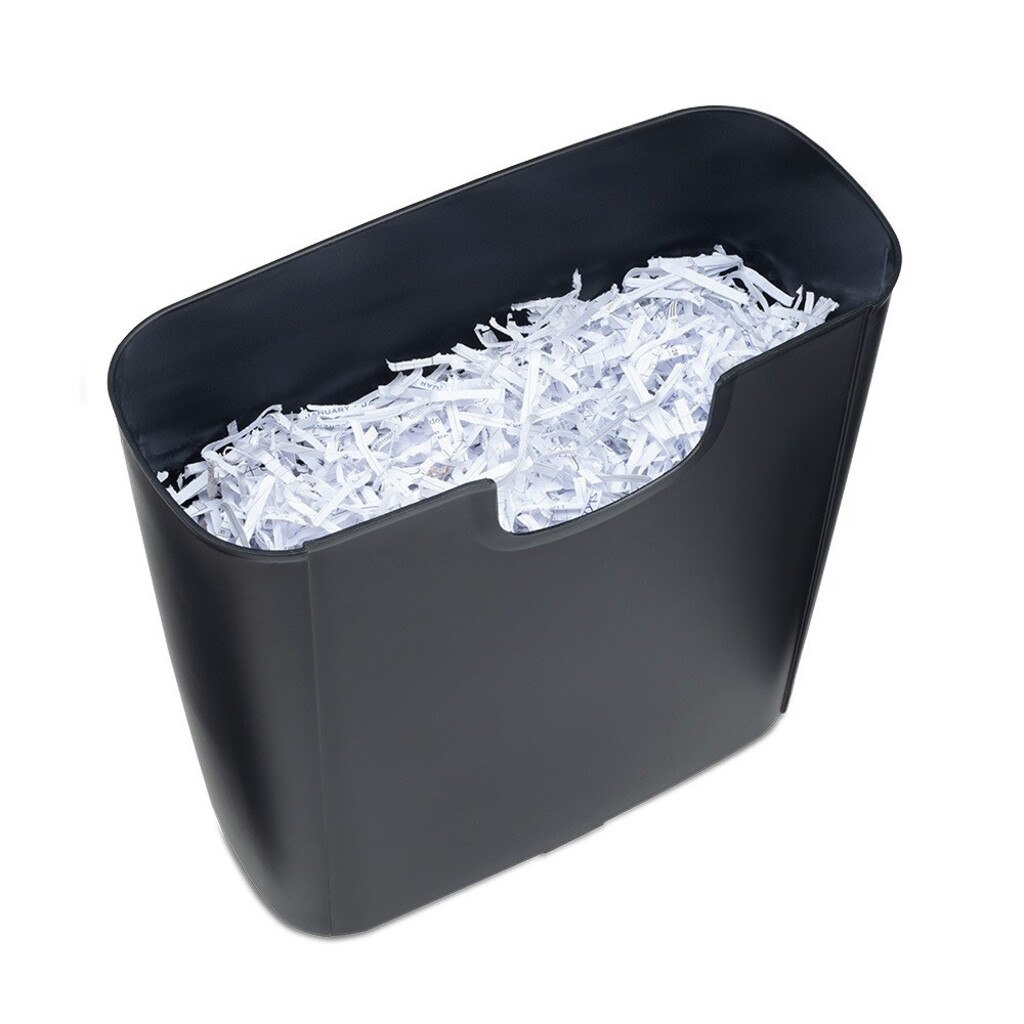 Fragmentadora de Papel 6 Folhas em Tiras 127V Preto Cesto 10L - OF009