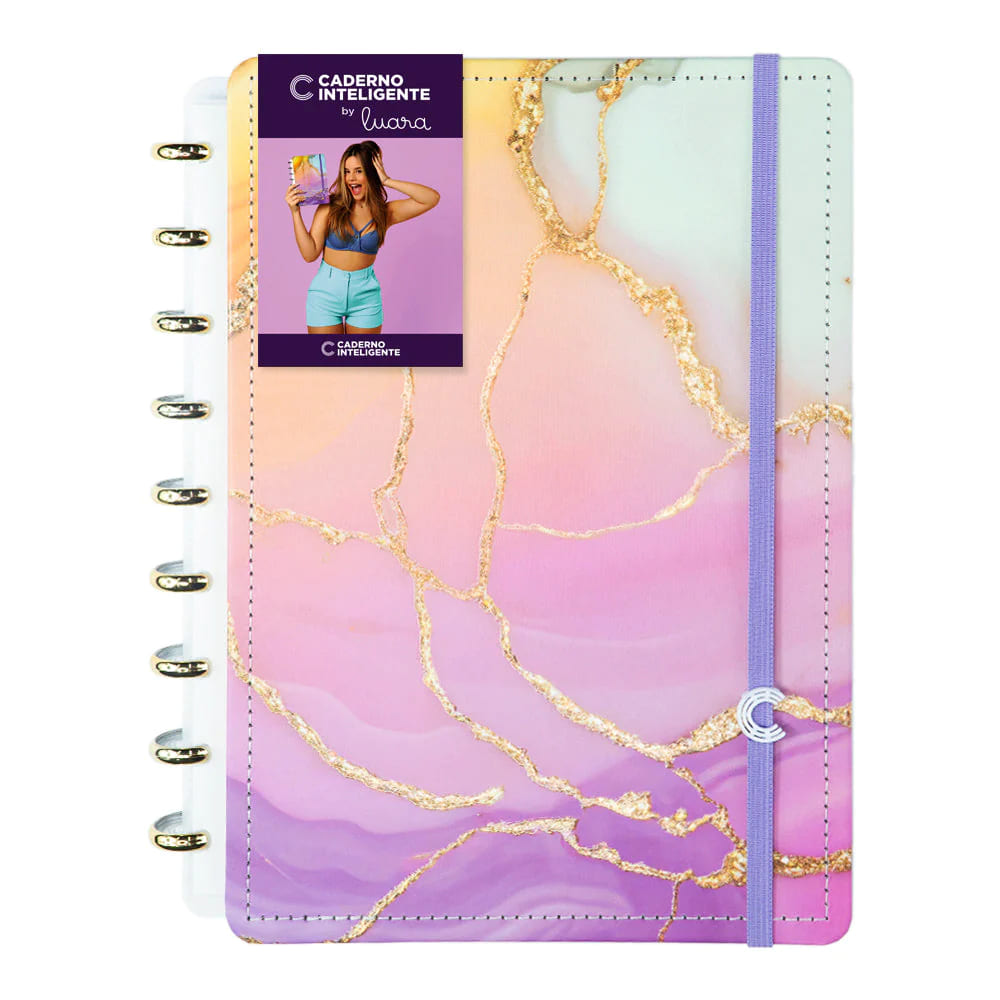 Caderno Inteligente Ci By Laura Aurora Grande 60 Folhas com Pauta e 20 Folhas Lisas