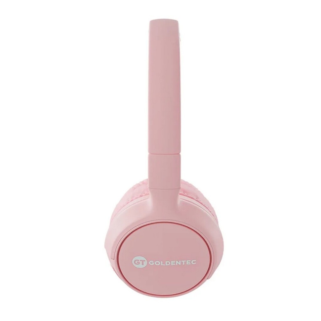 Fone de Ouvido Headset Bluetooth com Microfone e Entrada para Micro Cartão de Memória Rosa GT Go Goldentec - 63285