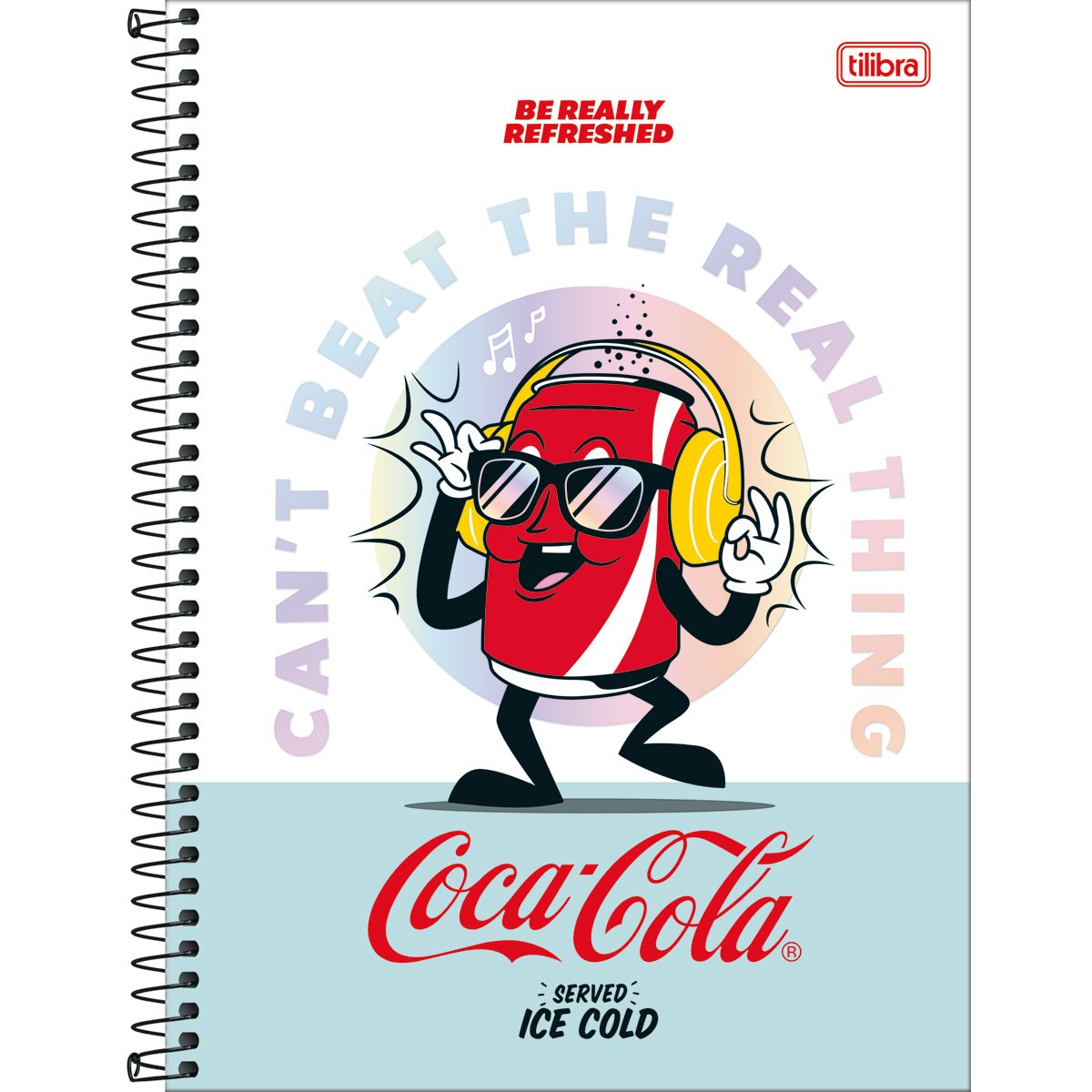 Caderno Universitário Tilibra Coca Cola 160 Folhas 10 Matérias