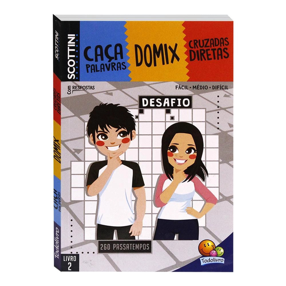 Livro Todolivro Scottini Caça-Palavras Domix Cruz