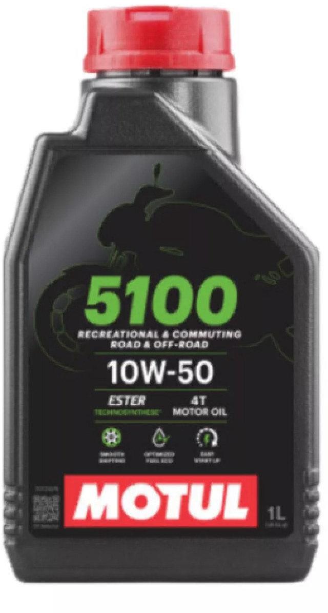 Óleo Para Motor de Moto MOTUL 5100 10W-50 4T 1L 104074