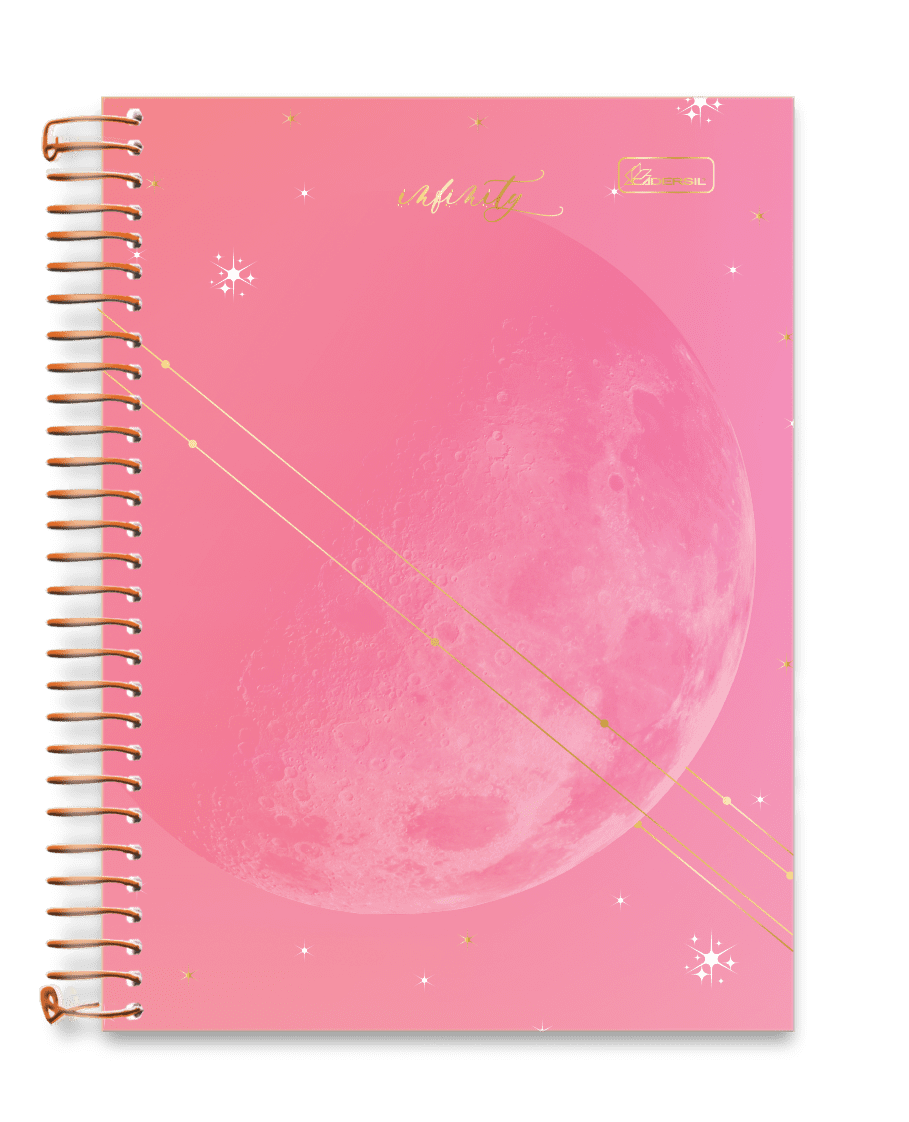 Caderno Cadersil Infinity Médio 80 Folhas Colegial 1 Matéria Sortido