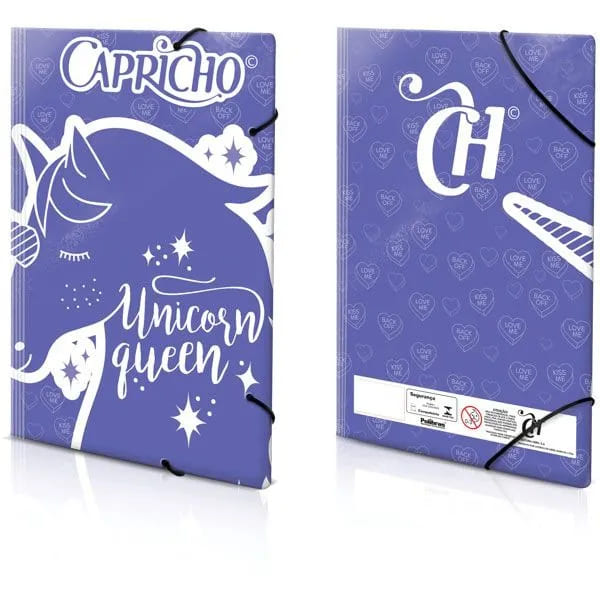 Pasta Aba Elástica Polibras PP Oficio Capricho Pop