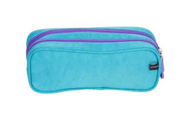 Estojo Escolar Sestini Especial Paul Frank 2 Divisórias Verde