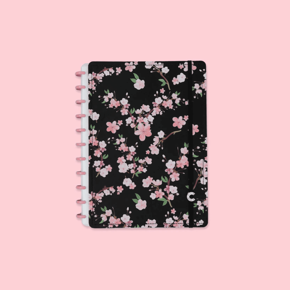 Caderno Inteligente Gocase Rose Black A5 60 Folhas com Pauta e 20 Folhas sem Pauta