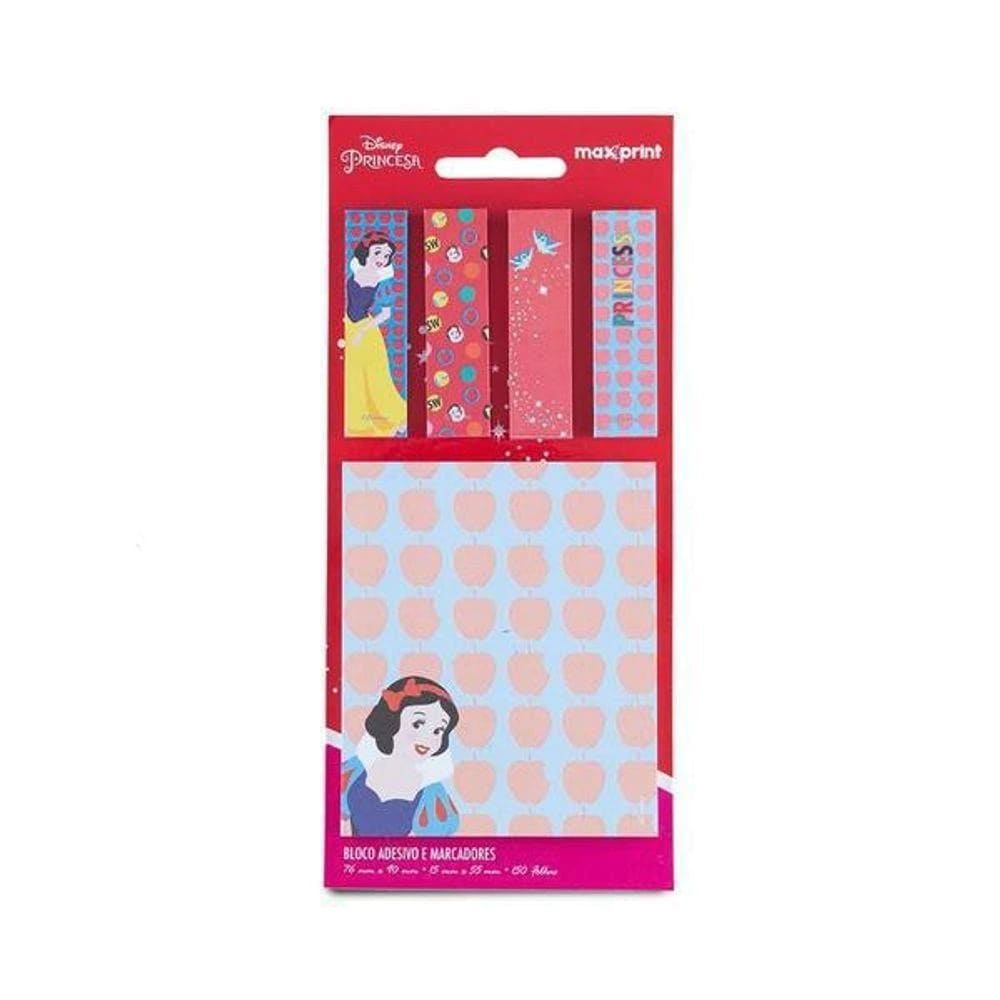 Bloco Adesivo e Marcadores Maxprint Branca de Neve 76x90mm com 150 Folhas