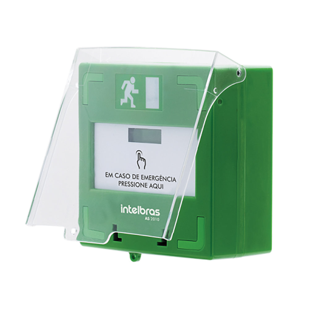Acionador de Emergência Rearmável Intelbras AS 2010