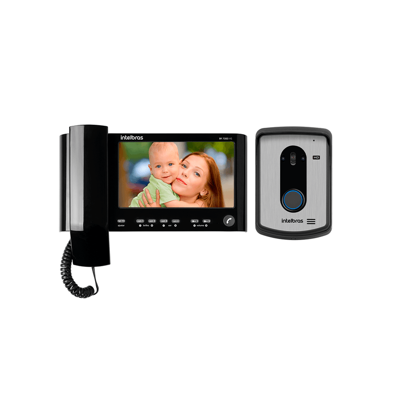 Video Porteiro Intelbras IV 7010 HS Preto