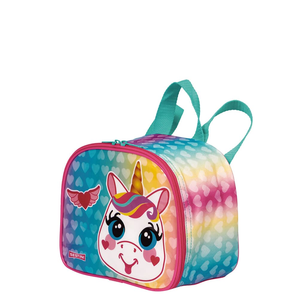 Lancheira Térmica Sestini Unicórnio 21M Pequena Colorido