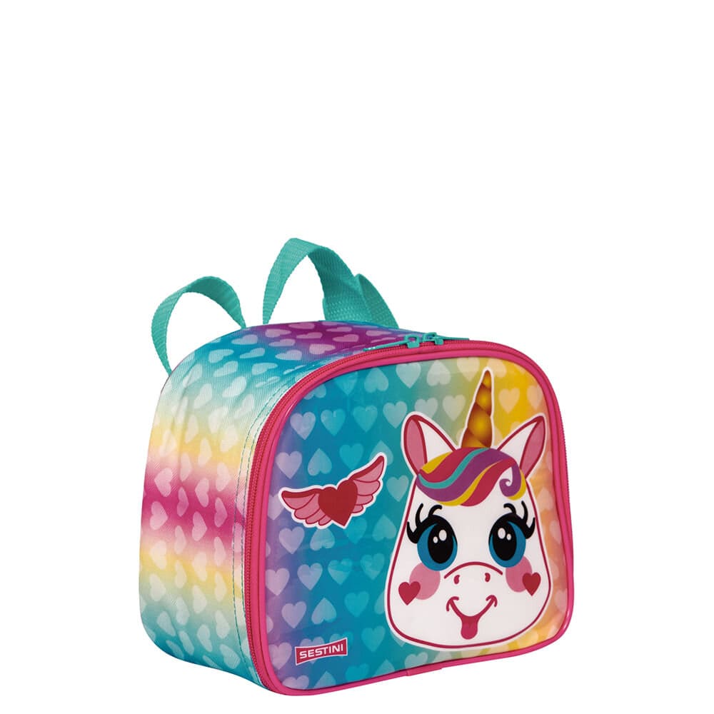 Lancheira Térmica Sestini Unicórnio 21M Pequena Colorido