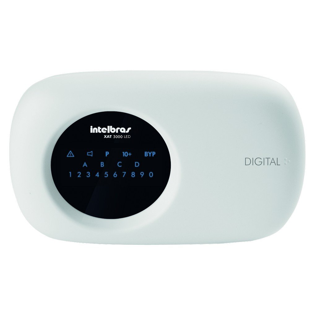 Teclado para Centrais Alarme XAT 3000 LED Intelbras