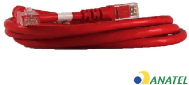 Patch Cord CAT.6 UTP 1,5m Vermelho iNET IN10284