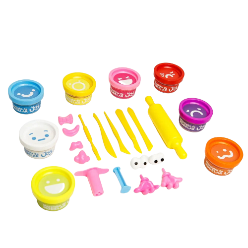 Kit Leo e Leo Massa de Modelar Joy Maleta com 8 Cores mais 15 Moldes