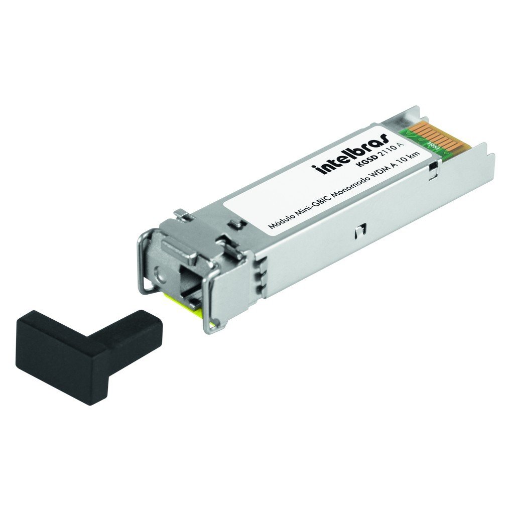 Módulo Mini-GBIC Gigabit Monomodo 10 Km Intelbras KGSD 2110 A