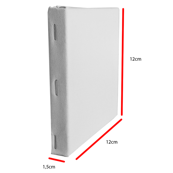 Tela para Pintura Educart 12x12
