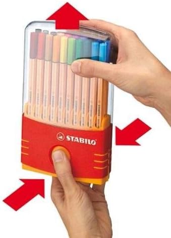 Caneta Hidrográfica Stabilo Point 88 Estojo com 20 Unidades