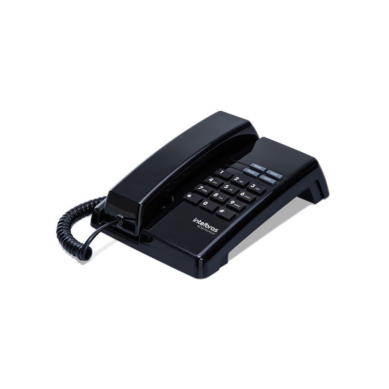 Telefone Preto Intelbras TC 50 Premium