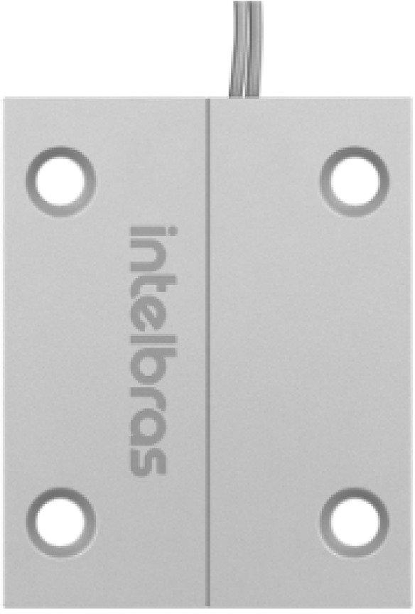 Sensor de Abertura Magnético com Fio Intelbras XAS PORTA DE AÇO MINI