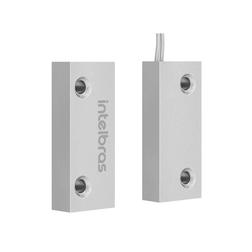 Sensor de Abertura Magnético com Fio Intelbras XAS PORTA DE AÇO MINI