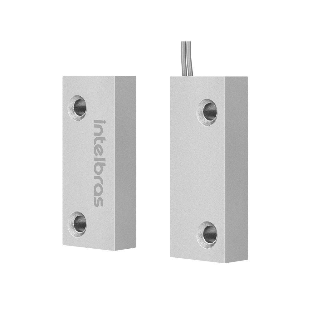Sensor de Abertura Magnético com Fio Intelbras XAS PORTA DE AÇO MINI