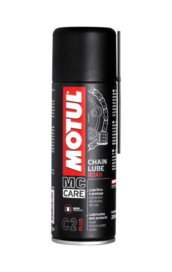 Graxa Lubrificante Corrente de Moto MOTUL C2 PLUS CHAIN LUBE ROAD 200ml 112421