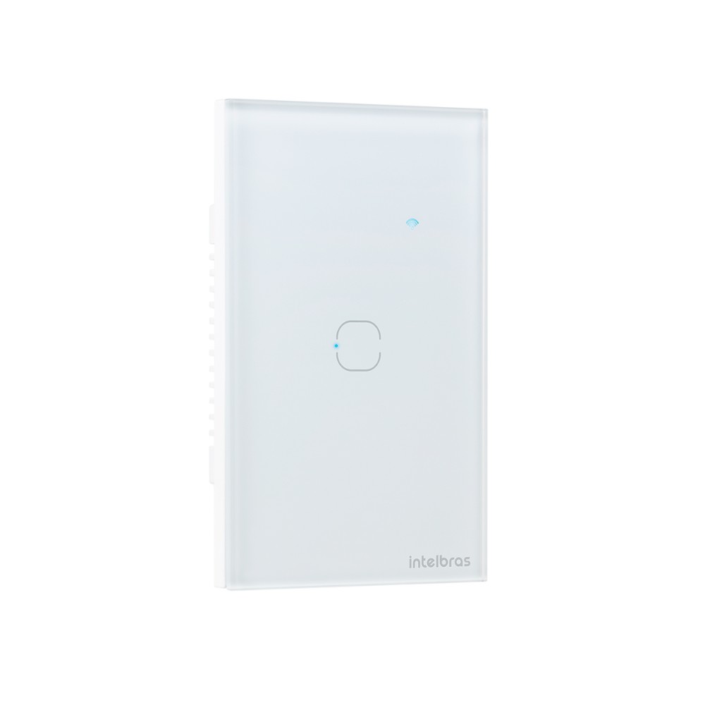 Interruptor Smart Wi-Fi Touch 1 Tecla Intelbras EWS 1001 Branco
