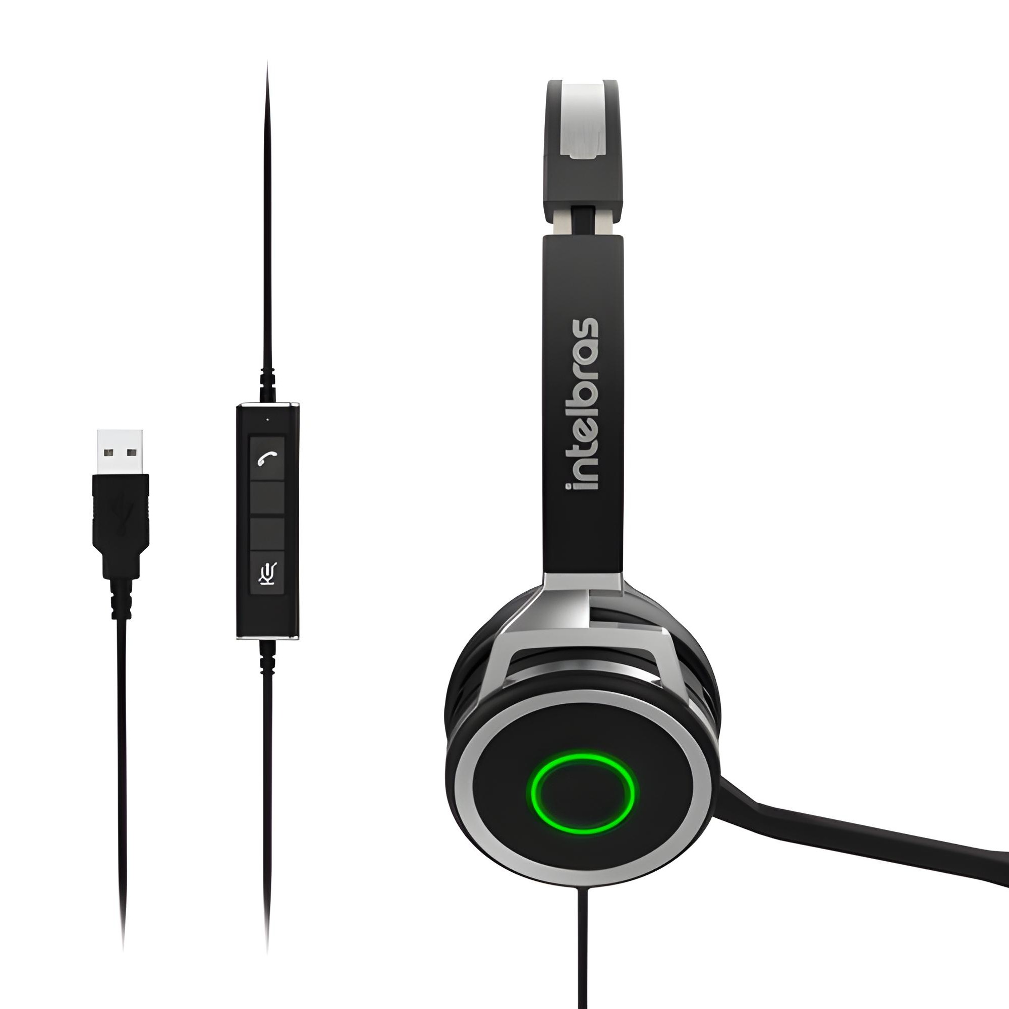 Headset Intelbras WHS 80 USB