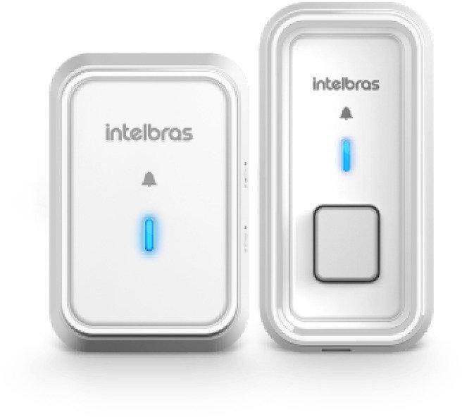 Campainha Sem Fio com Bateria Intelbras CIB 101 Branca