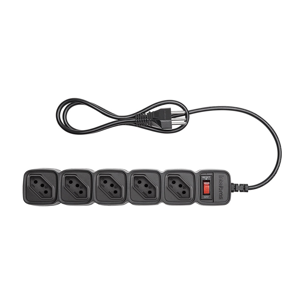 Protetor Eletrônico 5 Tomadas EPE 205+ PT Intelbras