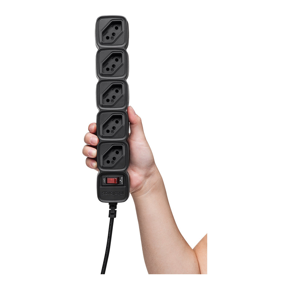 Protetor Eletrônico 5 Tomadas EPE 205+ PT Intelbras