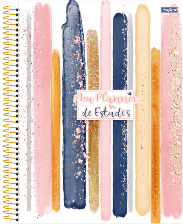 Planner São Domingos de Estudos Permanente Espiral 84 Folhas Sortido