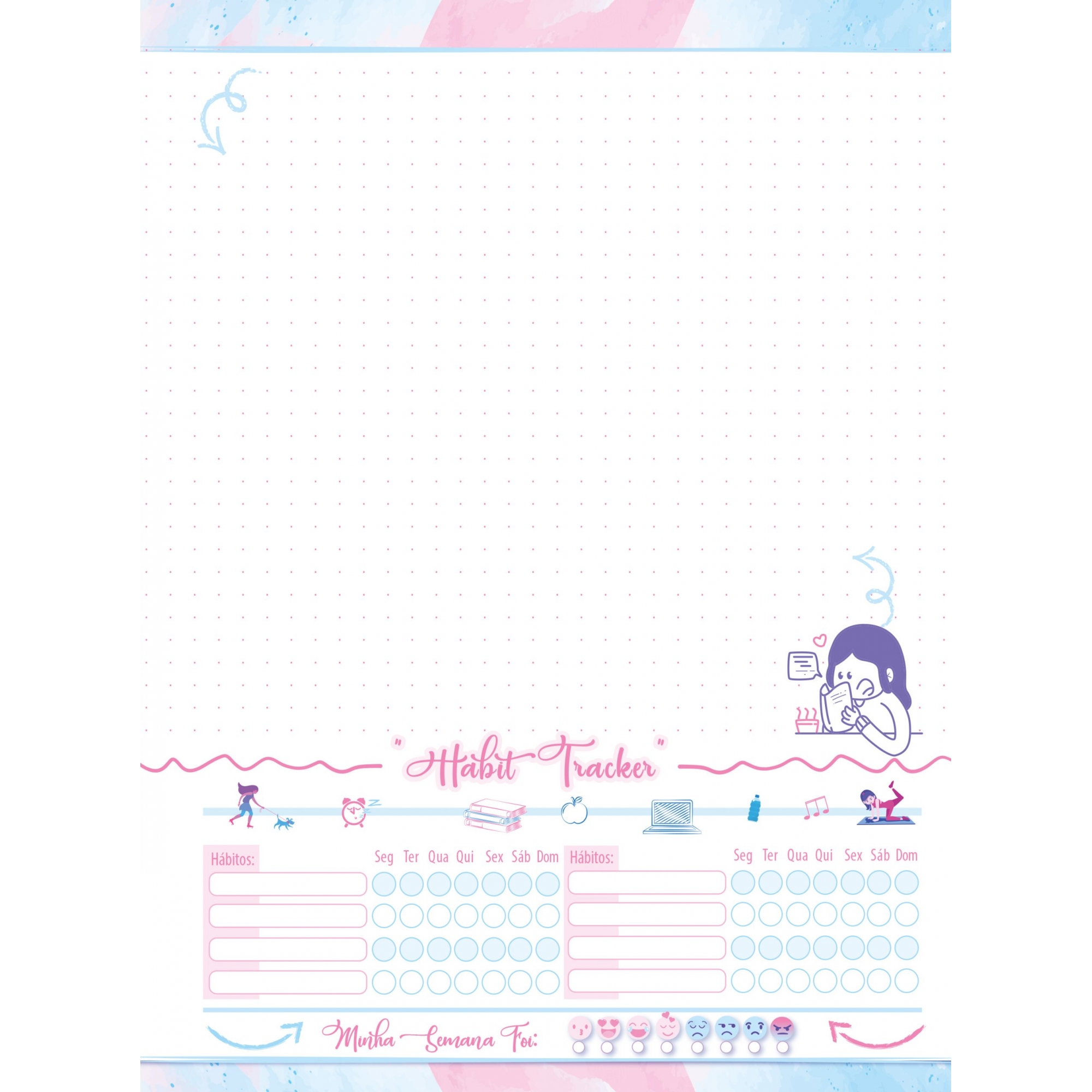 Planner São Domingos de Estudos Permanente Espiral 84 Folhas Sortido