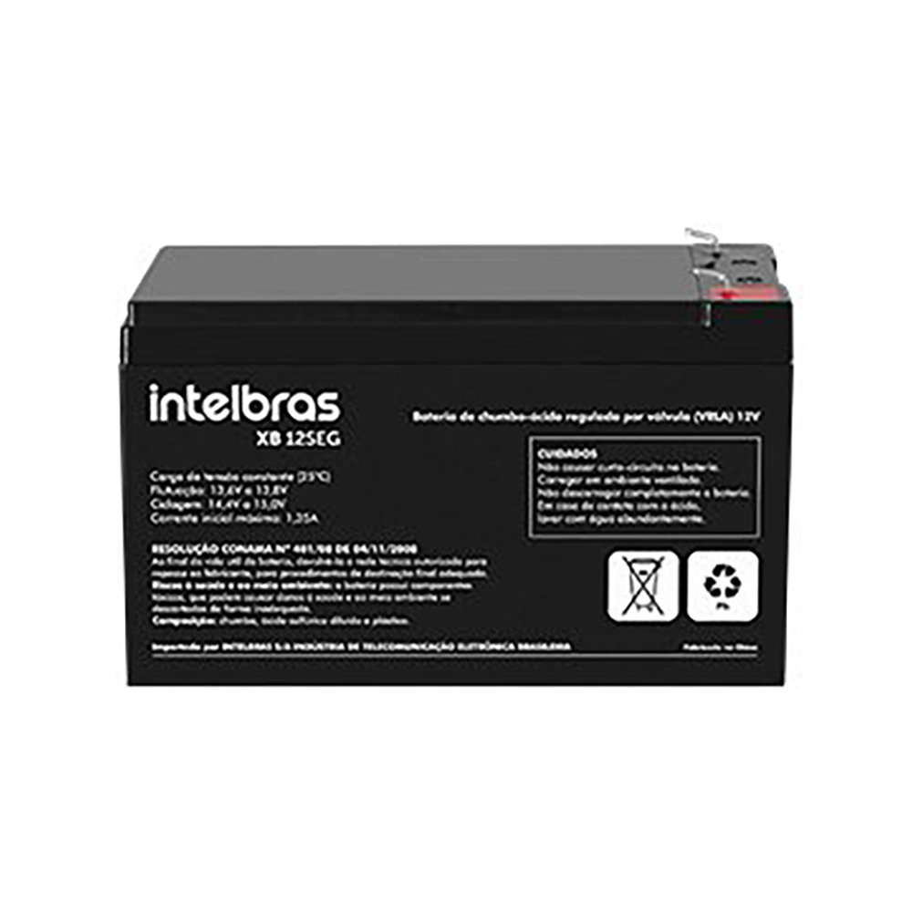 Bateria chumbo-ácido 12V XB 12SEG Intelbras