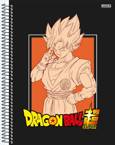 Caderno Universitário São Domingos Dragon Ball Espiral Capa Dura 80 Folhas 1 Matéria Sortido