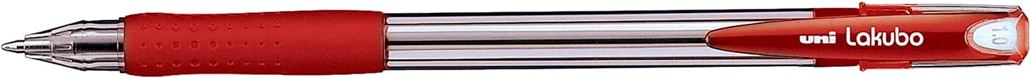 Caneta Esferográfica Uni Ball Lakubo 1.0 mm SG-100 Vermelha